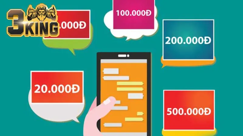 Hội viên có thể lựa chọn hình thức rút tiền dạng thẻ cào sử dụng nạp vào điện thoại